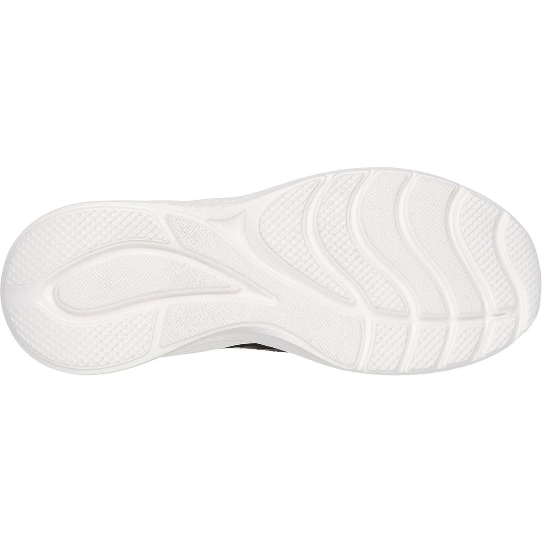 Women's Wide Fit Skechers 117483 Bobs Sport Squad Waves Still Wading Trainers