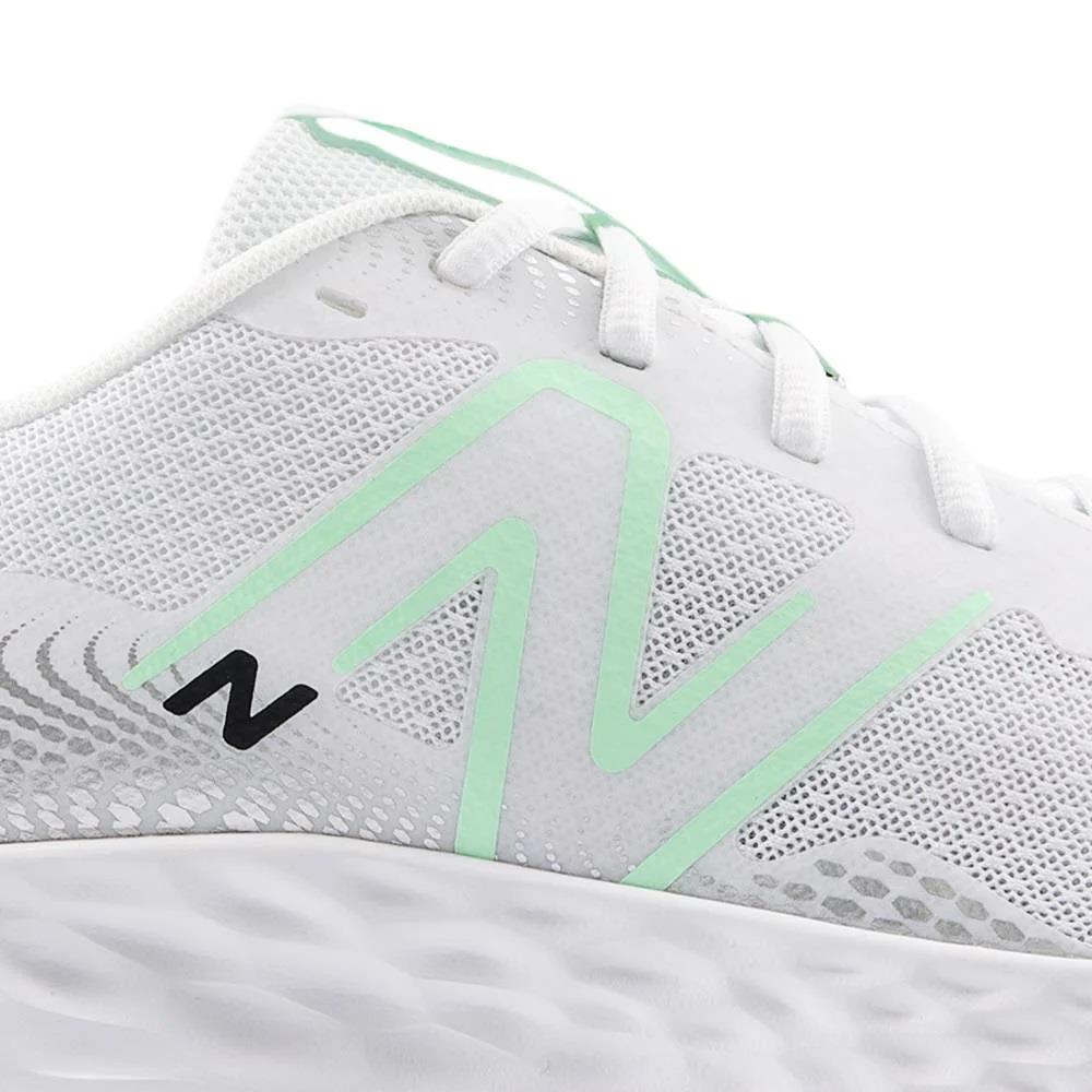Women's Wide Fit New Balance M411RN3 Running Trainers in White - Image 6