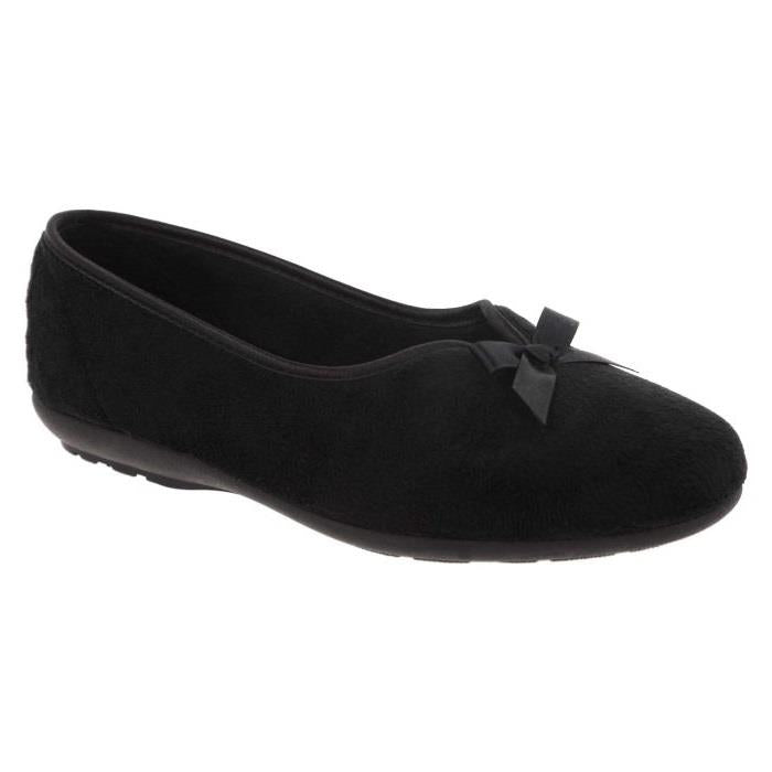 Women's Wide Fit DB Kayleigh Slippers in Mauve Velour - Image 1