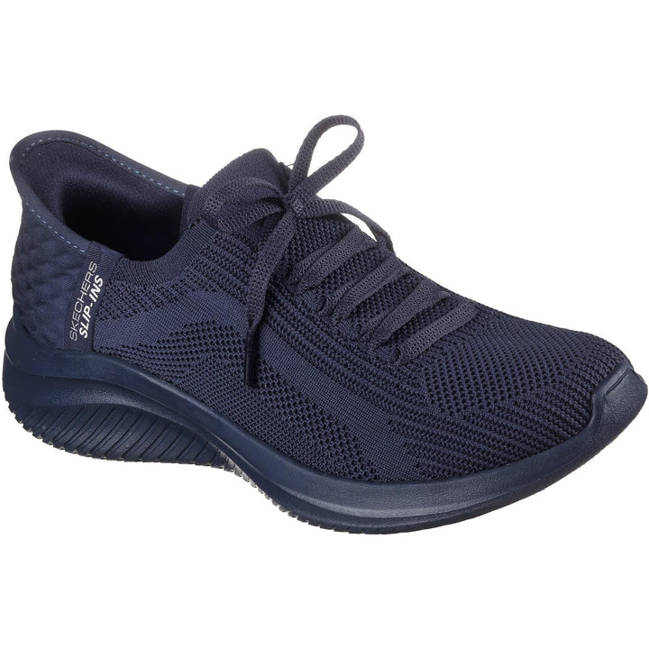 Women's Wide Fit Skechers 150447 Slip-ins Ultra Flex 3.0 Pure Color Trainers in Dark Navy - Image 1