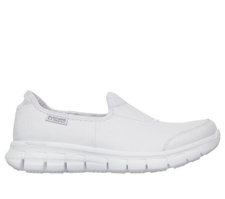 Women's Wide Fit Skechers 76536EC Work Relaxed Fit Sure Track Shoes