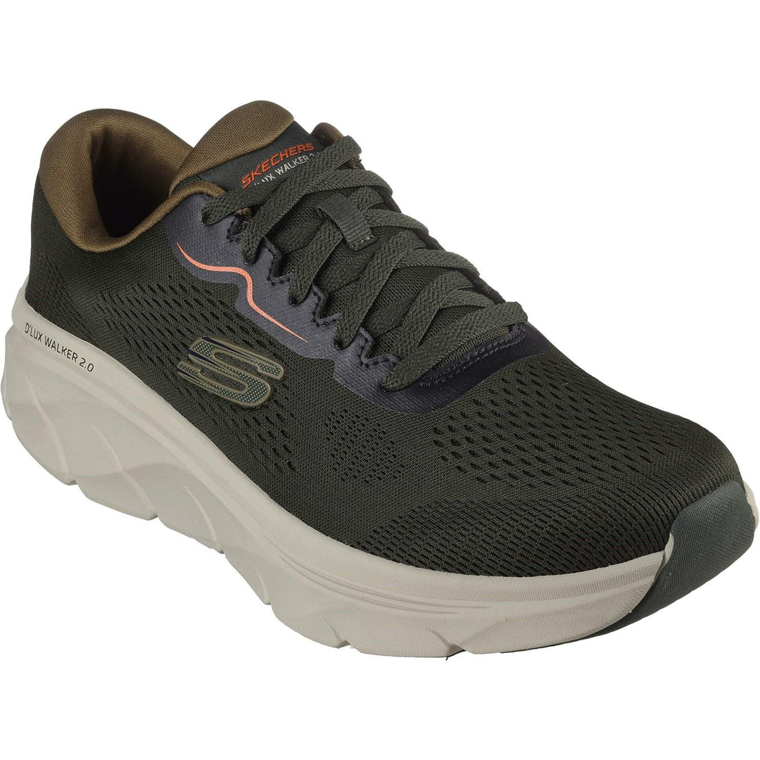 Men's Wide Fit Skechers 232714 D'lux Walker 2.0 Swave Trainers