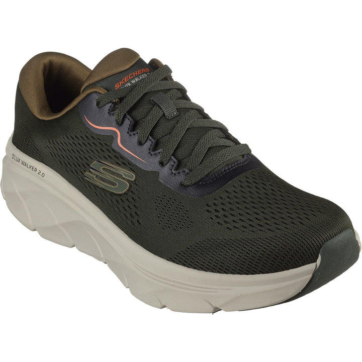 Men's Wide Fit Skechers 232714 D'lux Walker 2.0 Swave Trainers