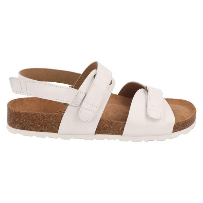 Women's Wide Fit DB Nettle Sandals in Tan Leather - Image 1