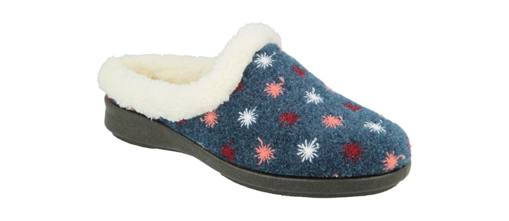 Womens Wide Fit DB Tracey Slippers