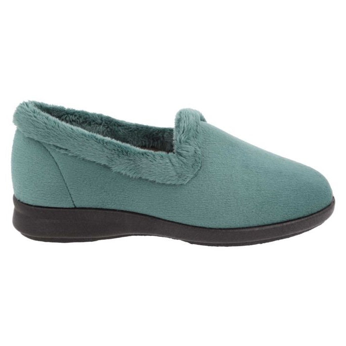 Womens Wide Fit DB Chicago Shoes in Black - Image 12