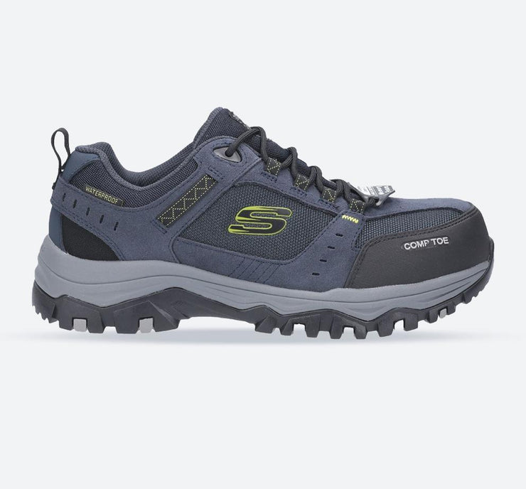 Men's Wide Fit Safety Skechers 77183EC Greetah Lace Up Hiker Composite Toe Trainers