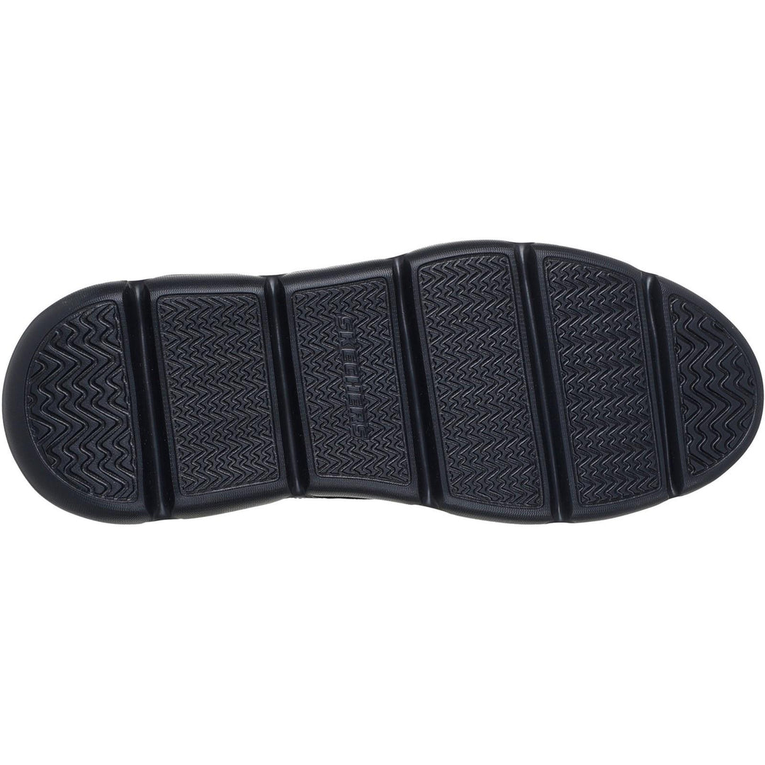 Men's Wide Fit Skechers 205278 Garza Carlyn Trainers in Black - Image 6
