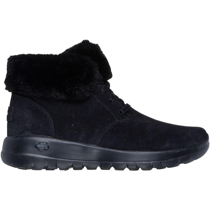 Women's Wide Fit Skechers 144334 On The Go Joy Boots in Black - Image 1