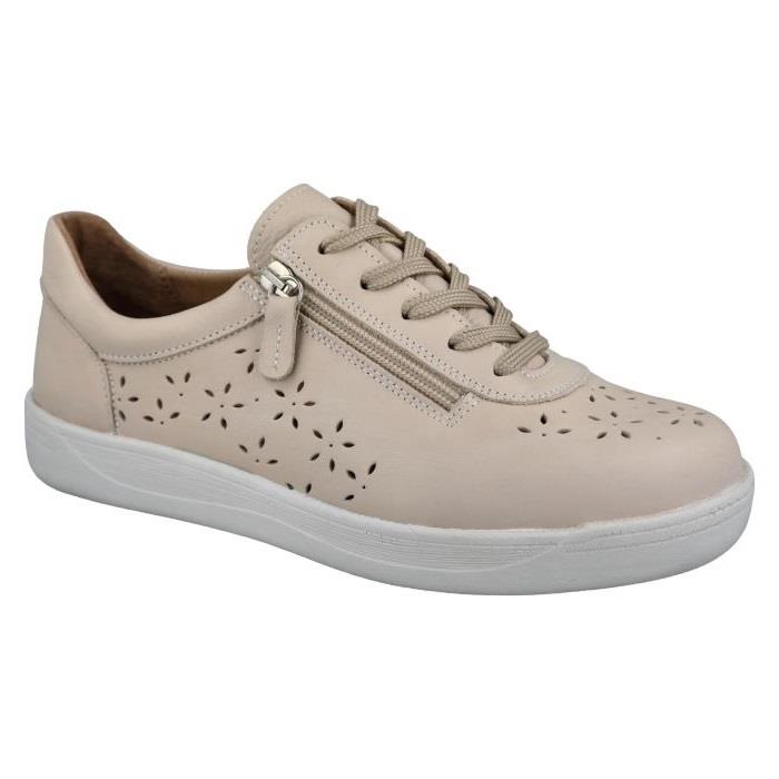 Women's Wide Fit DB Kaunas Shoes in Navy Leather - Image 1
