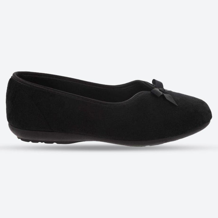 Women's Wide Fit DB Kayleigh Slippers in Mauve Velour - Image 1