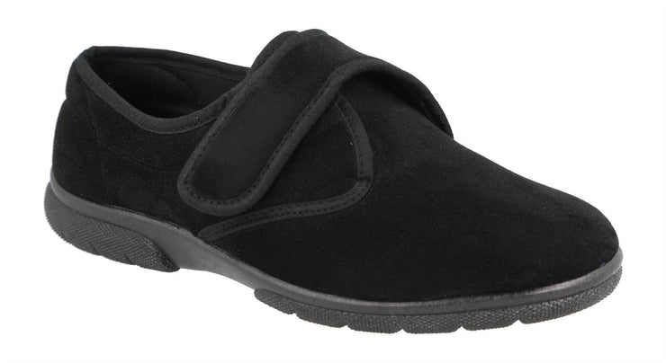 Men's Wide Fit DB Edison Velcro Slippers