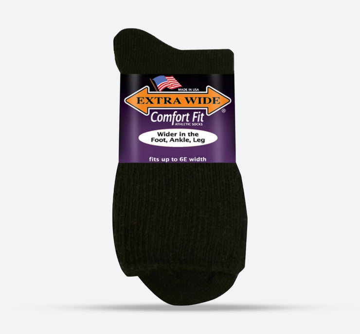 Men's Extra Wide 7500 Quarter Medical Socks