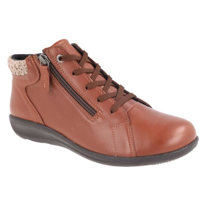 Women's Wide Fit DB Pipit Boots in Black Stretch Lea - Image 1