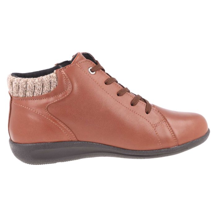 Women's Wide Fit DB Pipit Boots in Black Stretch Lea - Image 1