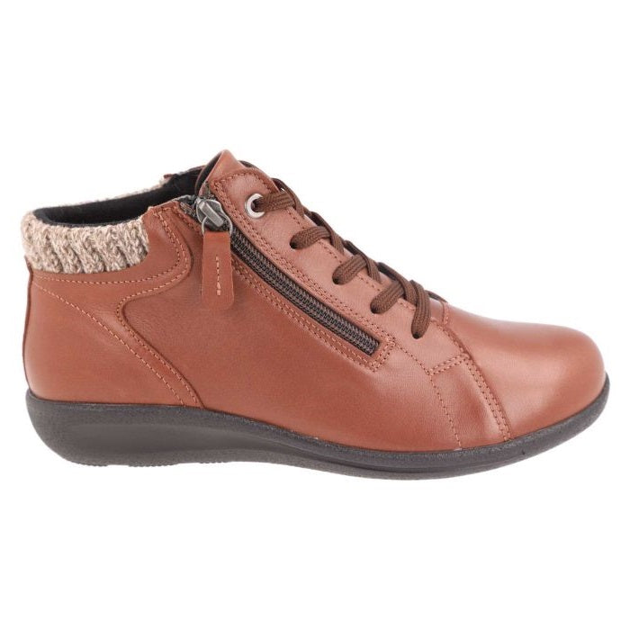 Women's Wide Fit DB Pipit Boots in Black Stretch Lea - Image 1