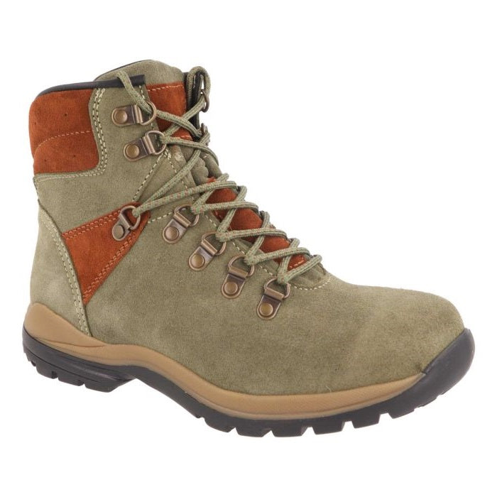 Womens Wide Fit DB Nebraska 2 Hiking Boots in Navy Suede - Image 15