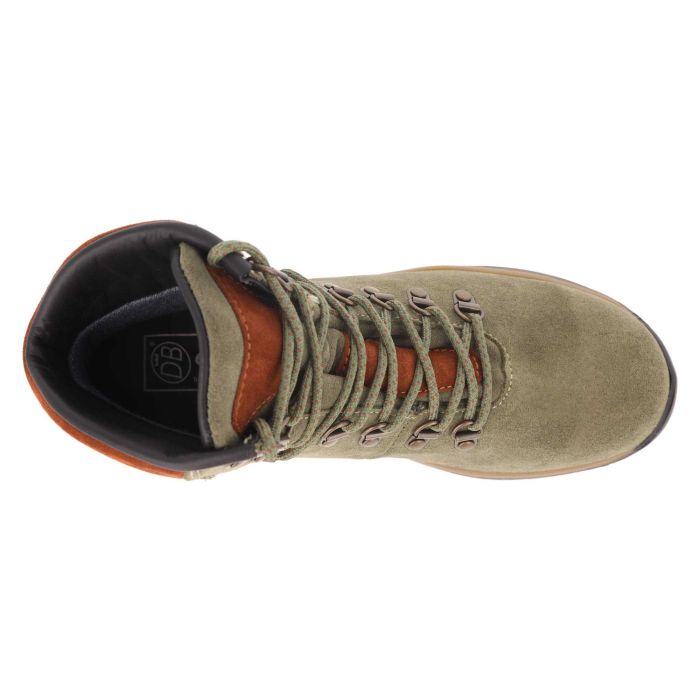 Womens Wide Fit DB Nebraska 2 Hiking Boots in Navy Suede - Image 16