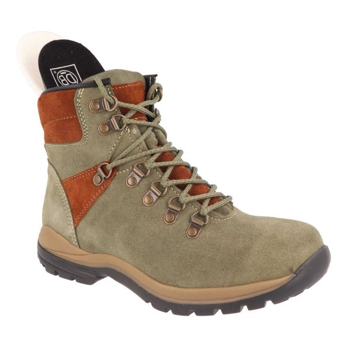 Womens Wide Fit DB Nebraska 2 Hiking Boots in Navy Suede - Image 17