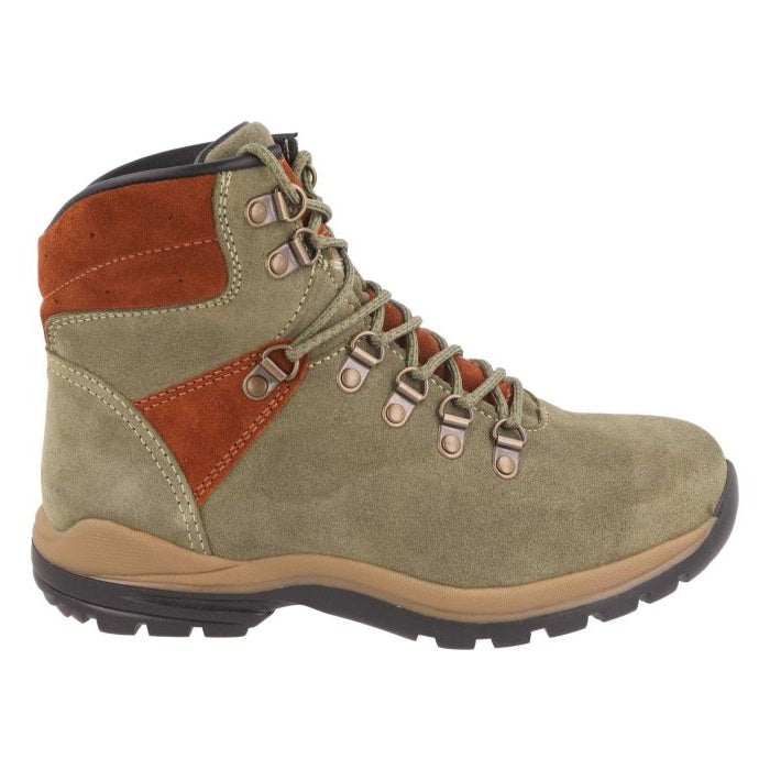Womens Wide Fit DB Nebraska 2 Hiking Boots in Navy Suede - Image 14