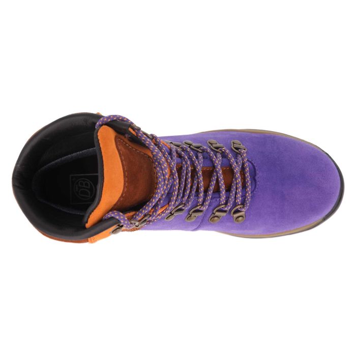 Womens Wide Fit DB Nebraska 2 Hiking Boots in Navy Suede - Image 1