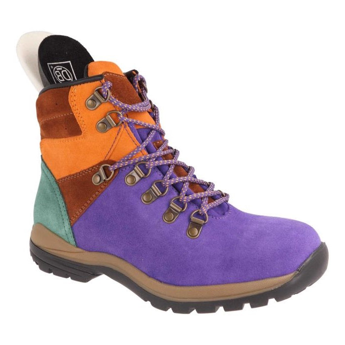 Womens Wide Fit DB Nebraska 2 Hiking Boots in Navy Suede - Image 1