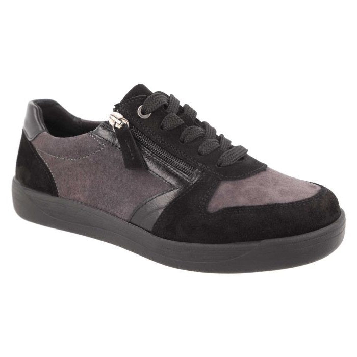 Women's Wide Fit DB Cedar Shoes in Navy / Blue Suede - Image 1