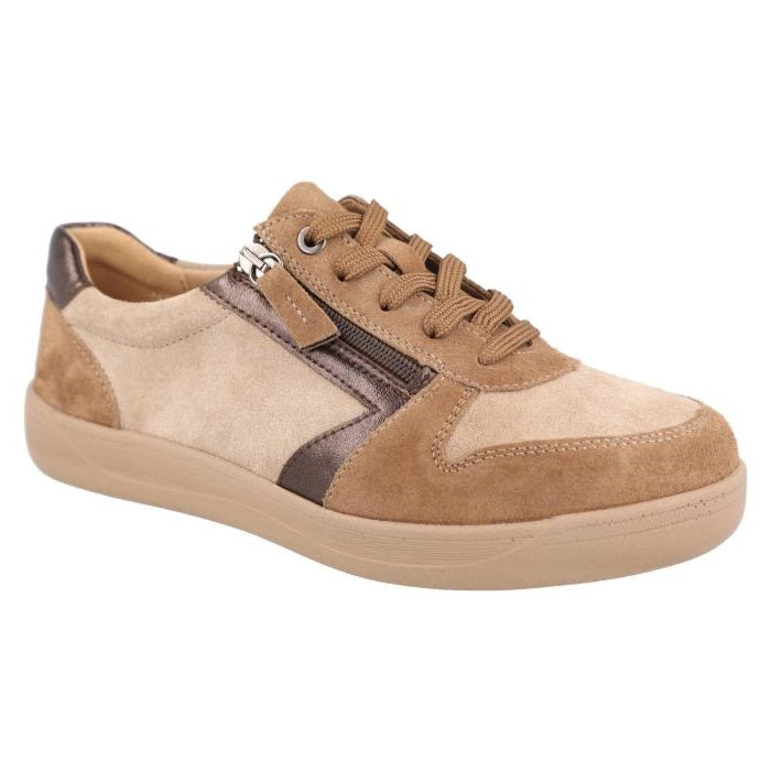 Women's Wide Fit DB Cedar Shoes in Navy / Blue Suede - Image 17