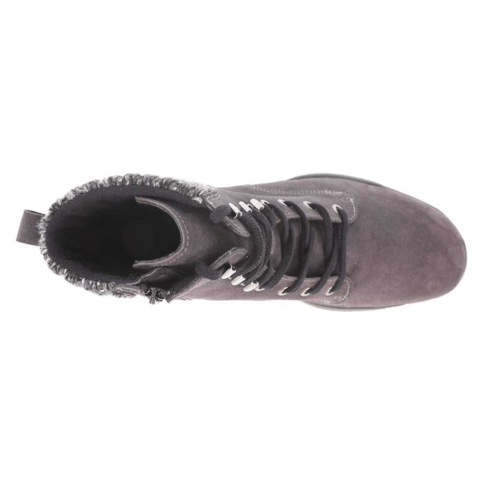 Women's Wide Fit DB Acre Boots in Black Suede - Image 16