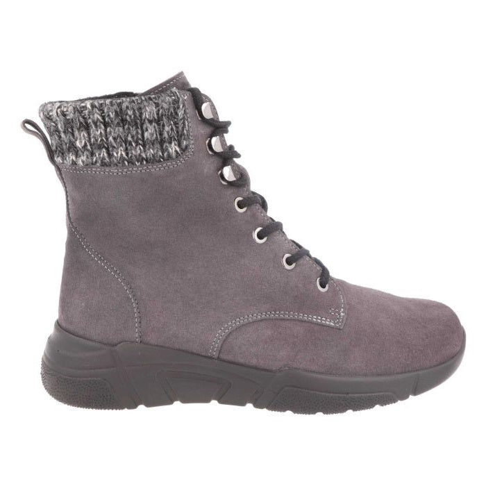Women's Wide Fit DB Acre Boots in Black Suede - Image 1
