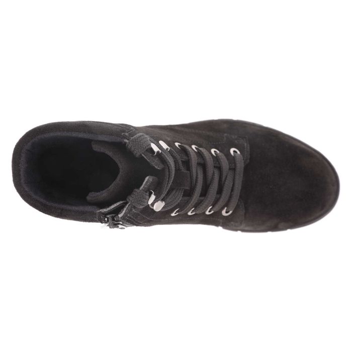 Women's Wide Fit DB Chirk Water Resistant Boots in Grey Suede - Image 1