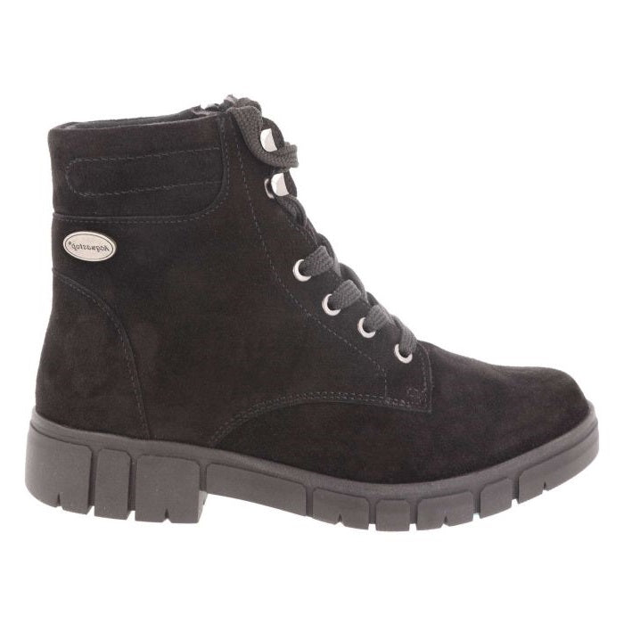 Women's Wide Fit DB Chirk Water Resistant Boots in Grey Suede - Image 1