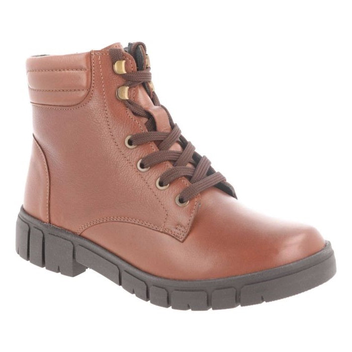 Women's Wide Fit DB Pershore Water-Resistant Boots in Black Leather - Image 1