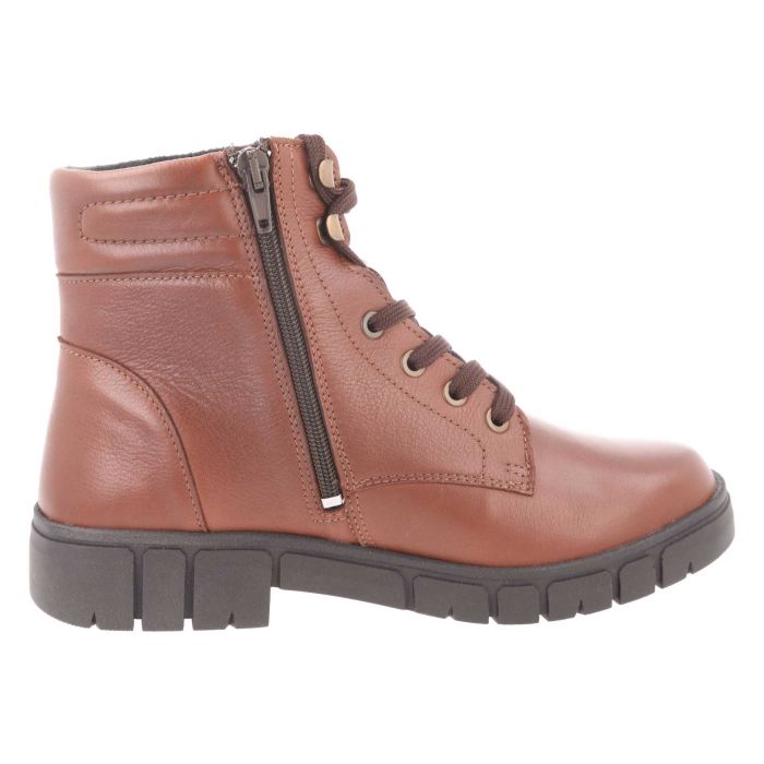 Women's Wide Fit DB Pershore Water-Resistant Boots in Black Leather - Image 1