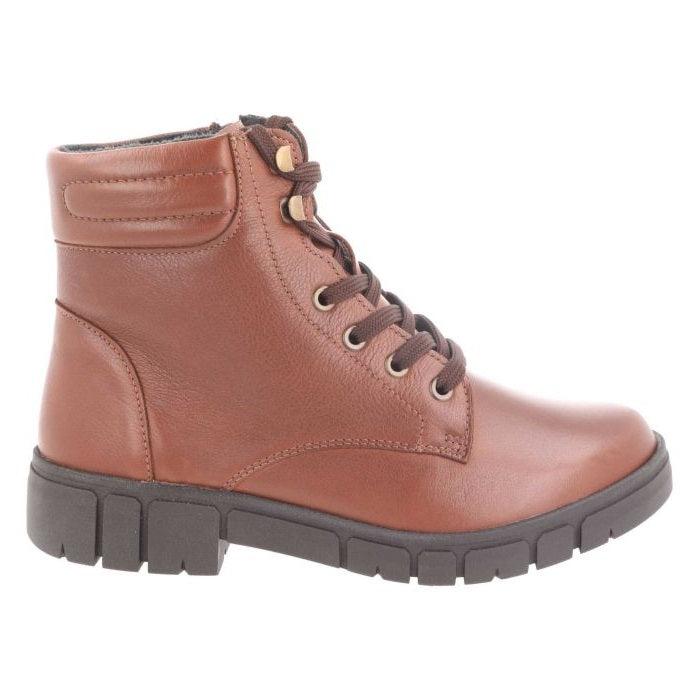 Women's Wide Fit DB Pershore Water-Resistant Boots in Black Leather - Image 1