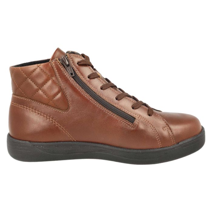 Women's Wide Fit DB Levisham Boots in Black Leather - Image 9