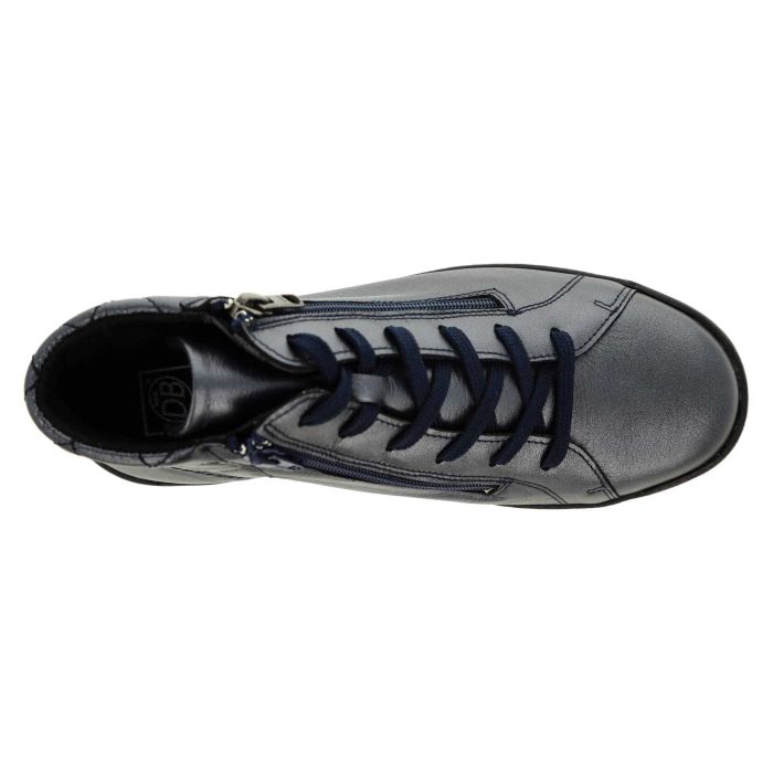 Women's Wide Fit DB Levisham Boots in Black Leather - Image 1