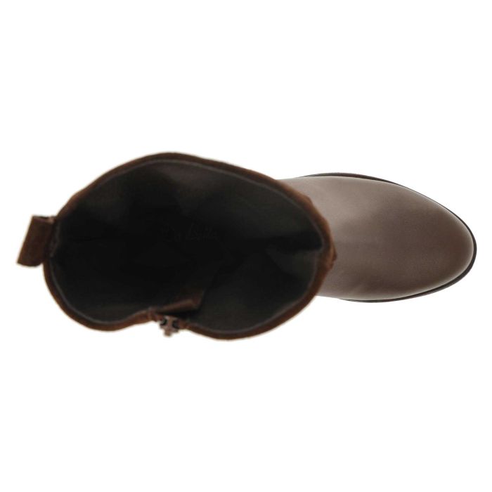Women's Wide Fit DB Hornbeam Boots in Black Leather / Suede - Image 1