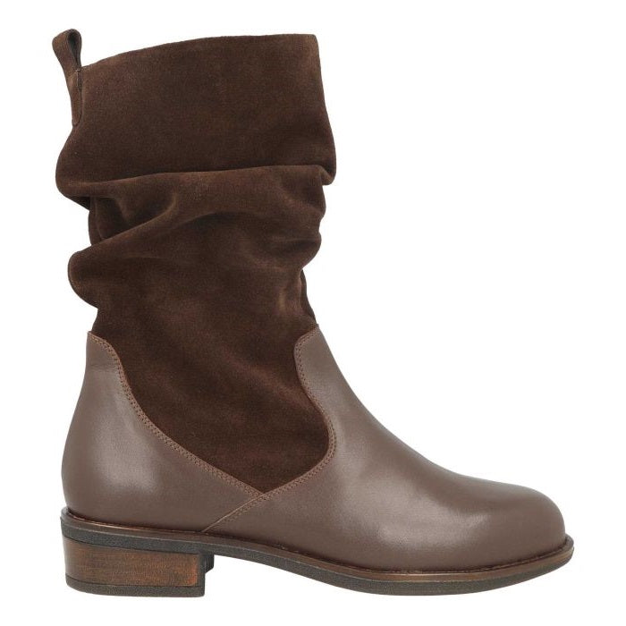Women's Wide Fit DB Hornbeam Boots in Black Leather / Suede - Image 9