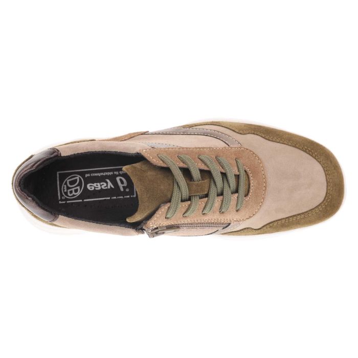 Women's Wide Fit DB Watercress Trainers in Navy Leather / Suede - Image 21
