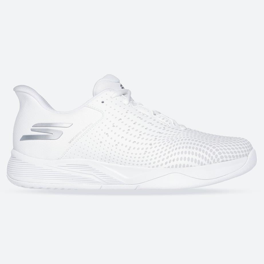 Men's Relaxed Fit Skechers Slip-Ins 172101 Viper Court Reload Trainers in White - Image 1
