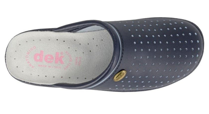 Womens Wide Fit DEK L706 Clogs in Black - Image 1