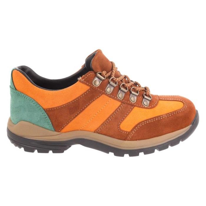Women's Wide Fit DB Anais Walking Trainers in Black / Multi Suede - Image 1