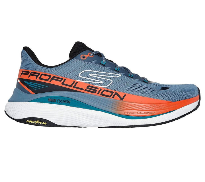 Men's Wide Fit Skechers 220509 Max Cushioning Propulsion Trainers in Slate - Image 1