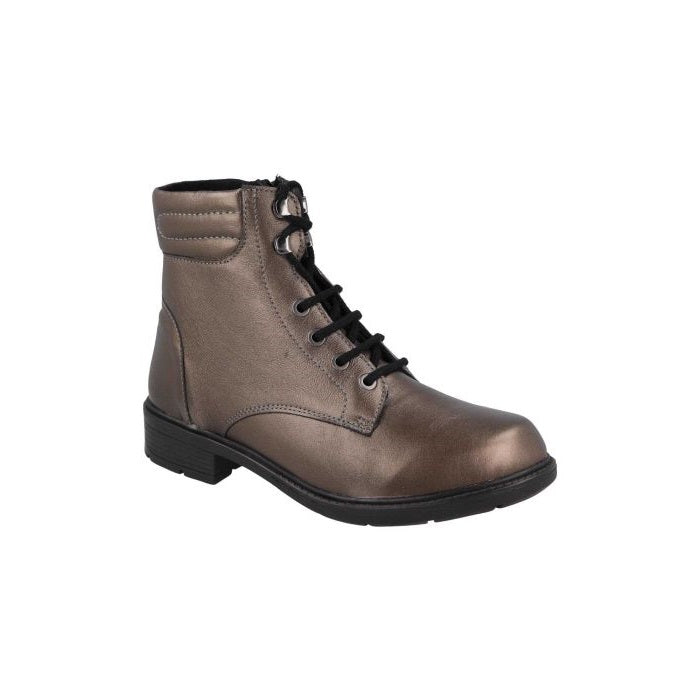 Womens Wide Fit DB Reef Boots in Chestnut Brown - Image 1