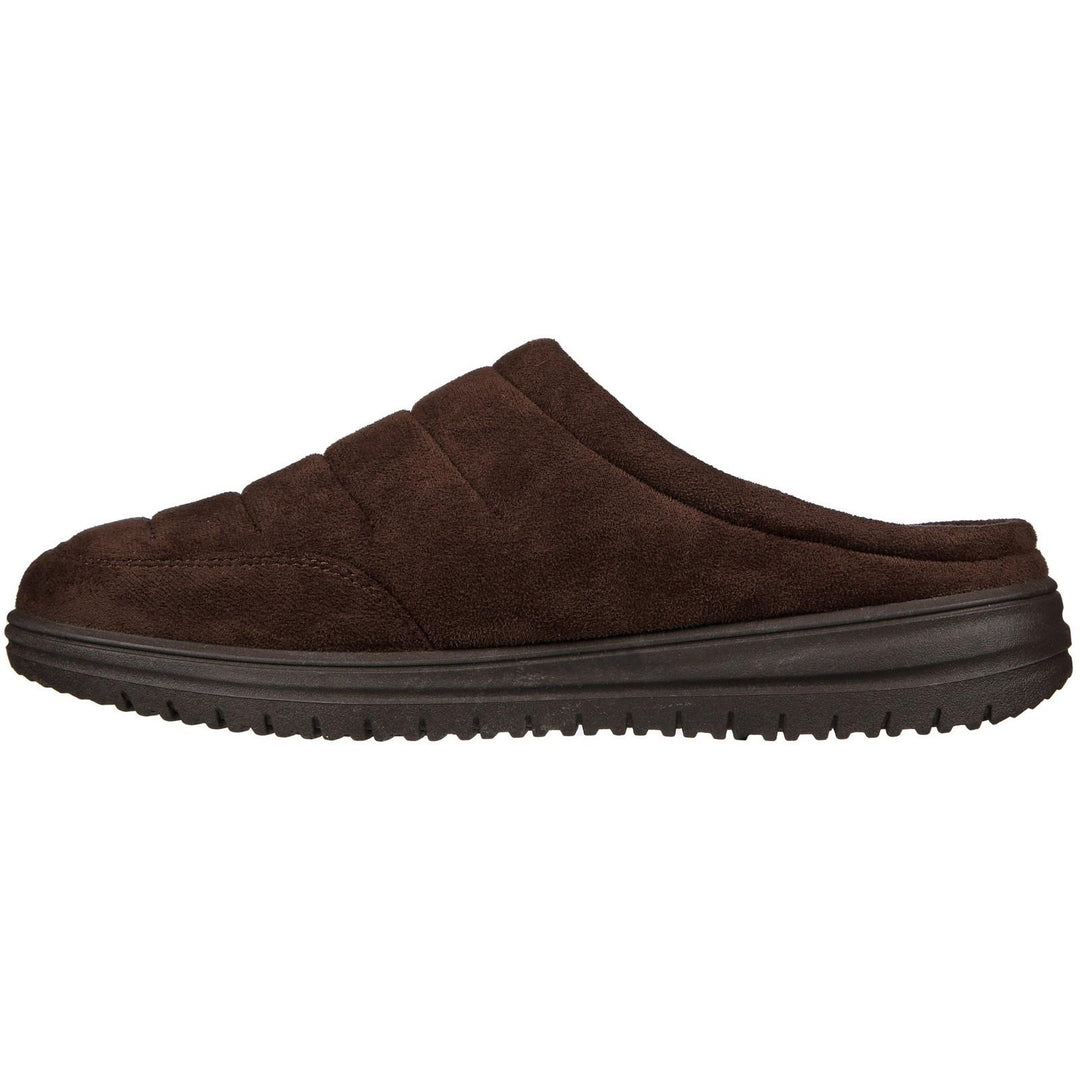 Men's Relaxed Fit Skechers 204636 Murette Garvanza Slippers in Chocolate - Image 4