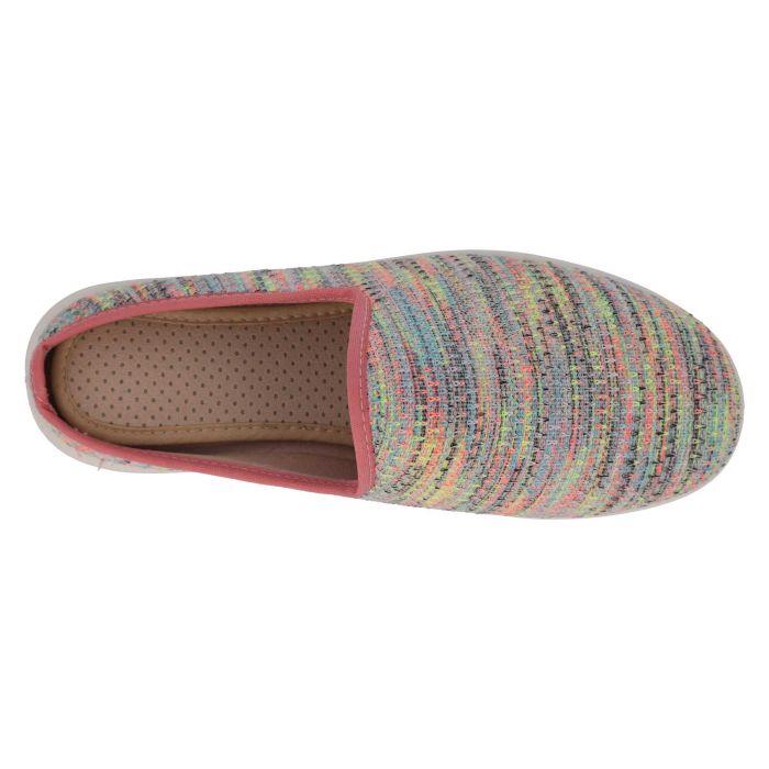 Women's Wide Fit DB Vesper Canvas Shoes in Black Textile - Image 1