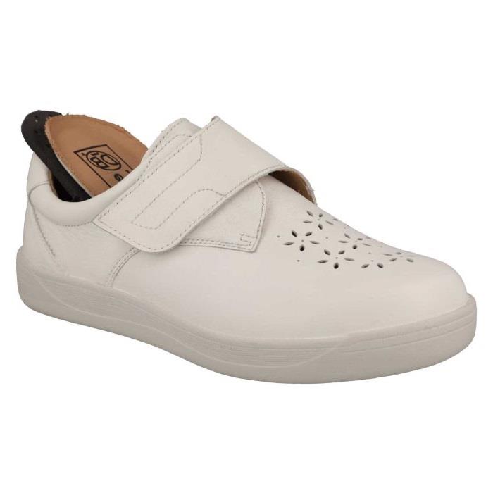 Women's Wide Fit DB Jocelyn Shoes in Navy Leather - Image 1
