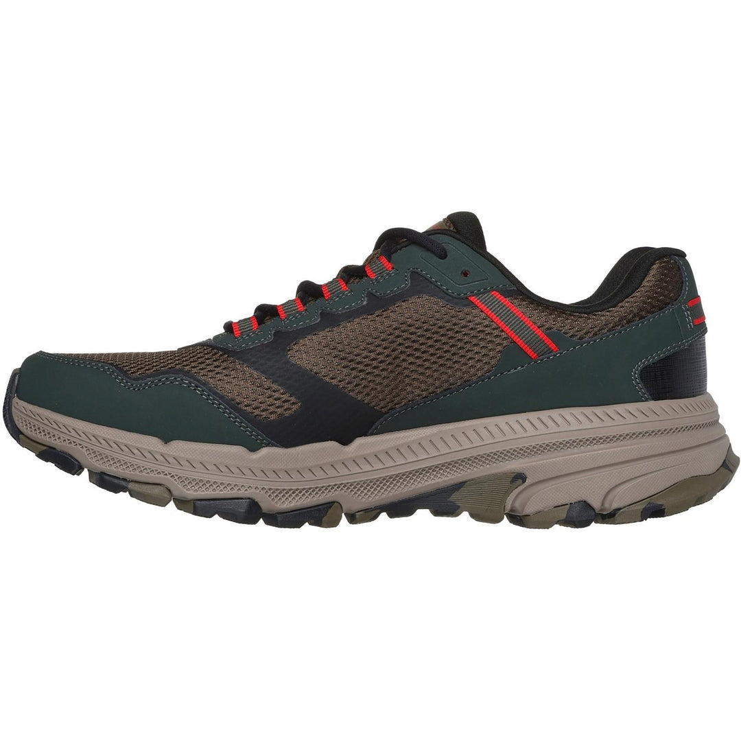 Men's Wide Fit Skechers 220754 Go Run Trail Altitude 2.0 Trainers in Olive/Black - Image 4