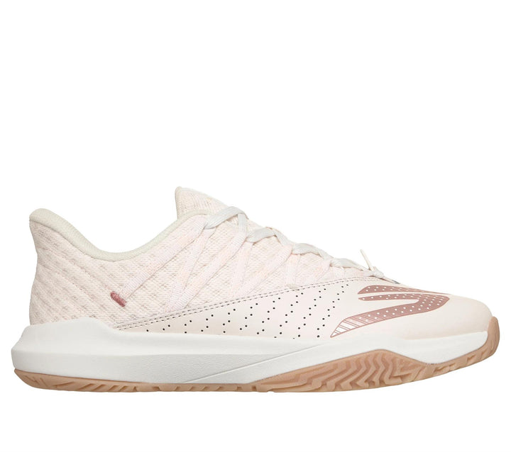 Women's Relaxed Fit Skechers 172110 Viper Court Rally Trainers in Light/Pink - Image 1